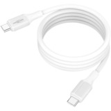 Ansmann Silikonkabel USB-C auf USB-C weiß, magnetisch, 120cm