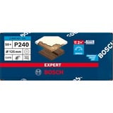 Bosch Expert C470 Schleifblatt, Ø 125mm, K240 Multilochung 50 Stück, für Exzenterschleifer