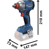 Bosch Professional Akku-Schlagschrauber GDX 18V-285 Professional solo, 18Volt blau, ohne Akku und Ladegerät, in L-BOXX