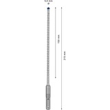 Bosch Professional EXPERT Hammerbohrer SDS-plus-7X, Ø 5,5mm Arbeitslänge 150mm