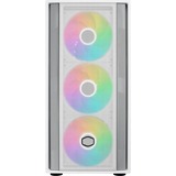 Cooler Master MasterBox 600 , Tower-Gehäuse weiß, Tempered Glass