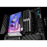 EKWB EK-Quantum Momentum² ROG Crosshair VIII Extreme D-RGB - Acryl, Wasserkühlung transparent/silber, All-in-One-Flüssigkeitskühlungslösung CPU und Mainboard