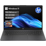 HP 15-fc1255ng, Notebook schwarz, AMD Ryzen 5 7520U, AMD Radeon 610M, 16 GB LPDDR5, 512 GB (512 GB SSD), Windows 11 Home
