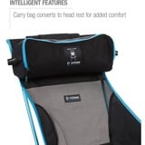 Helinox Camping-Stuhl Beach Chair, Black 12651R2 schwarz/blau