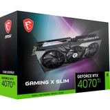 MSI GeForce RTX 4070 Ti GAMING X SLIM 12G, Grafikkarte DLSS 3, 3x DisplayPort, 1x HDMI 2.1a
