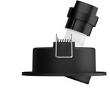 Philips Hue White Ambiance Milliskin Einbauspot, LED-Leuchte silber