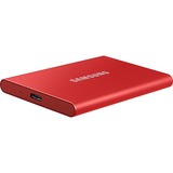 SAMSUNG Portable SSD T7 1TB, Externe SSD rot, USB-C 3.2 Gen 2 (10 Gbit/s), extern