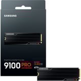 Samsung 9100 PRO Heatsink 4 TB, SSD PCIe 5.0 x4, NVMe 2.0, M.2 2280
