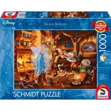 Schmidt Spiele Thomas Kinkade Studios: Disney Dreams Collection - Geppettos Pinocchio, Puzzle 1000 Teile