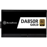 SilverStone SST-DA850R-GM 850W, PC-Netzteil schwarz, 1x 12VHPWR, 4x PCIe, Kabel-Management, 850 Watt