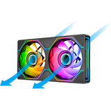 Thermaltake SWAFAN UNIFY 240, Gehäuselüfter schwarz, 244 mm