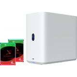Ubiquiti Unifi UNAS2 + IronWolf NAS 2 x 4 TB Bundle weiß