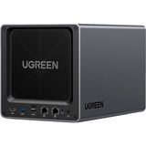 Ugreen DX4800 Plus + 4x 4 TB Seagate IronWolf HDD Bundle, NAS 