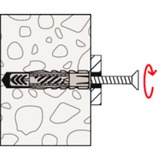 fischer Universaldübel UX 8x50 hellgrau, 100 Stück