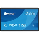 iiyama ProLite TW2424AS-B3P, LED-Monitor schwarz (matt), FullHD, IPS, Touchscreen, POE, HDMI, USB