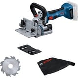 Bosch Akku-Flachdübelfräse GFF 18V-22 Professional Solo, 18 Volt, Nutfräse blau/schwarz, ohne Akku und Ladegerät