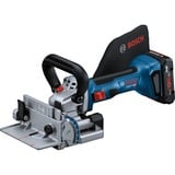 Bosch Akku-Flachdübelfräse GFF 18V-22 Professional Solo, 18 Volt, Nutfräse blau/schwarz, ohne Akku und Ladegerät