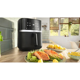 Bosch Home Heißluftfritteuse MAF462B0 Serie 4 schwarz, 2.050 Watt, Korb 6,1 Liter