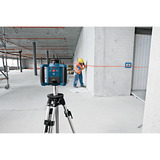 Bosch Rotationslaser GRL 250 HV Professional blau/schwarz, rote Laserlinie, mit Fernbedienung, im Koffer