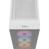 Corsair 3000D RGB Airflow, Tower-Gehäuse weiß, Tempered Glass