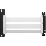 Corsair Premium PCIe 5.0 ×16 Riser-Kabel, Verlängerungskabel weiß, 175mm, Weiss