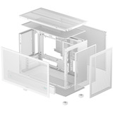 DeepCool CH260 , Tower-Gehäuse weiß, Tempered Glass