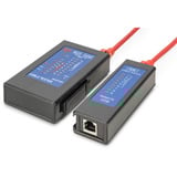 Digitus Einseitiger Kabeltester für RJ45 Netzwerkkabel schwarz, mit Schutzkoffer