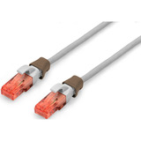 Digitus Farbclips für Patchkabel, Kabelclip braun