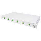 Digitus LWL-Spleißbox, bestückt, 6x LC-APC DX, OS2 