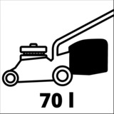 EINHELL Benzin-Rasenmäher GC-PM 51/3 S HW-E Li rot/schwarz, mit Hinterradantrieb, E-Starter mit Power X-Change Li-Ionen Akku 2Ah