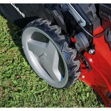 EINHELL Benzin-Rasenmäher GC-PM 51/3 S HW-E Li rot/schwarz, mit Hinterradantrieb, E-Starter mit Power X-Change Li-Ionen Akku 2Ah