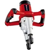 EINHELL Farb-Mörtelrührer TE-MX 1600-2 CE Twin, Rührwerk rot/schwarz, 1.600 Watt
