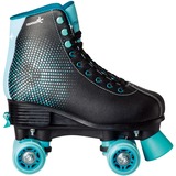 Muuwmi Rollschuh Disco Gr. 35-38, Rollschuhe türkis/schwarz