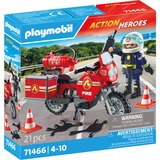 PLAYMOBIL 71466 City Action Feuerwehrmotorrad am Unfallort, Konstruktionsspielzeug 