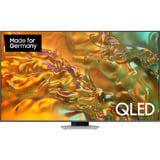 Samsung GQ-85Q80D, QLED-Fernseher 214 cm (85 Zoll), silber/schwarz, UltraHD/4K, HDR, Twin Tuner, Direct Full Array, 120Hz Panel