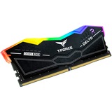 Team Group DIMM 32 GB DDR5-6400 (2x 16 GB) Dual-Kit, Arbeitsspeicher schwarz, FF3D532G6400HC32ADC01, Delta RGB, INTEL XMP, AMD EXPO