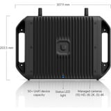 Ubiquiti Unifi Cloud Gateway Industrial schwarz, 270 W PoE Budget