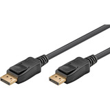 goobay Kabel DisplayPort Stecker > DisplayPort Stecker, 8K / 120Hz schwarz, 5 Meter, 40 Gbit/s, DisplayPort 2.0 / 2.1