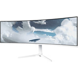 Arozzi Nova 49TUW165, Gaming-Monitor 124.5 cm (49 Zoll), weiß, UWQHD, VA, Curved, HDMI, DP, USB-C, USB-Hub, 165Hz Panel
