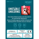 Asmodee Unstable Unicorns  - Abenteuer Erweiterungsset, Kartenspiel Erweiterung