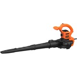 BLACK+DECKER 3-in-1 Elektro-Laubsauger BEBLV290-QS, Laubsauger/Laubbläser schwarz/orange, 2.900 Watt