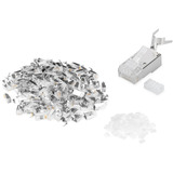 Digitus Modularstecker für Rundkabel, CAT 6A, geschirmt silber, CAT 6A, 10GBase-T