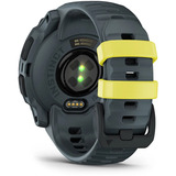 Garmin Instinct E, Smartwatch dunkelgrau/limette, 40 mm, Silikon-Armband