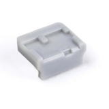 SMARTKEEPER ESSENTIAL Mini USB-B Port Lock (UL04) + Lock Key Mini (U04), Einsteckschloss Farbcode Grau, 4 Stück + 1 Schlüssel