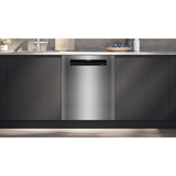 Siemens SN13HS72CS iQ300 , Spülmaschine schwarz/silber, 60 cm, Home Connect