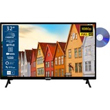 Telefunken XF32SN550SD, LED-Fernseher 80 cm (32 Zoll), schwarz, FullHD, Triple Tuner, SmartTV, DVD-Spieler