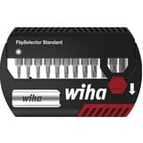 Wiha Bit-Satz FlipSelector Standard, Sechsrund schwarz/rot, 13-teilig