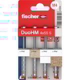 fischer Hohlraumdübel DuoHM 4x55 S TX  4 Stück, mit Panhead-Schraube