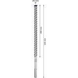 Bosch EXPERT Hammerbohrer SDS-max-8X, Ø 25mm 5 Stück, Arbeitslänge 400mm