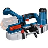Bosch Professional Akku-Bandsäge GCB 18V-63 Professional Solo, 18Volt blau/schwarz, ohne Akku und Ladegerät, L-BOXX